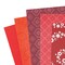 Colorbok Single-Sided Printed Cardstock 6"X6" 100/Pkg-Red Promenade, 10 Designs/10 Each